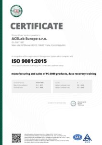 ACELab Europe s.r.o. ISO 9001:2015